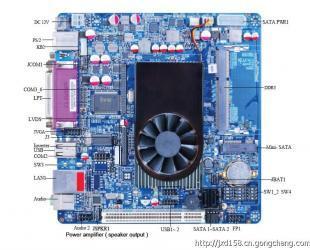 DKI-HD2561工控主板 专为低功耗POS与数字标牌设计的核心平台